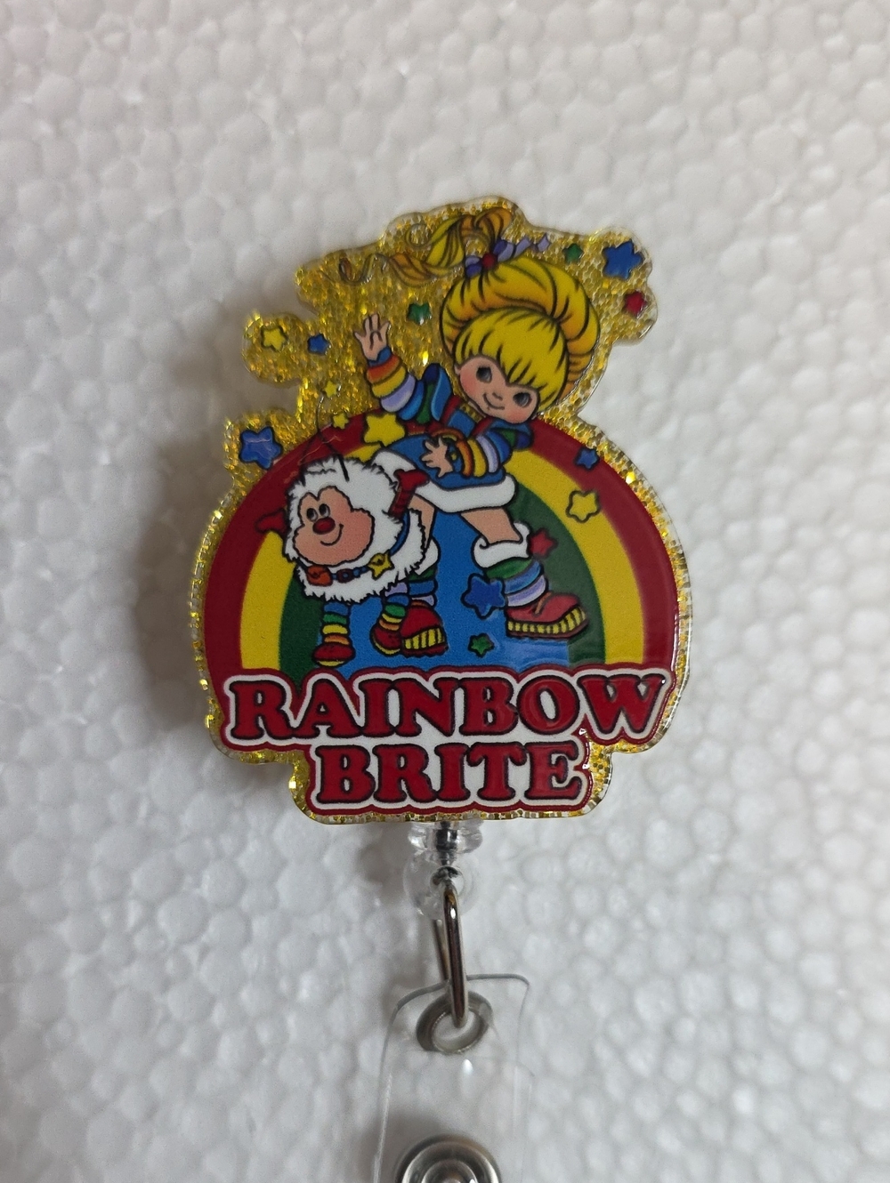 Rainbow Brite Badge Reel